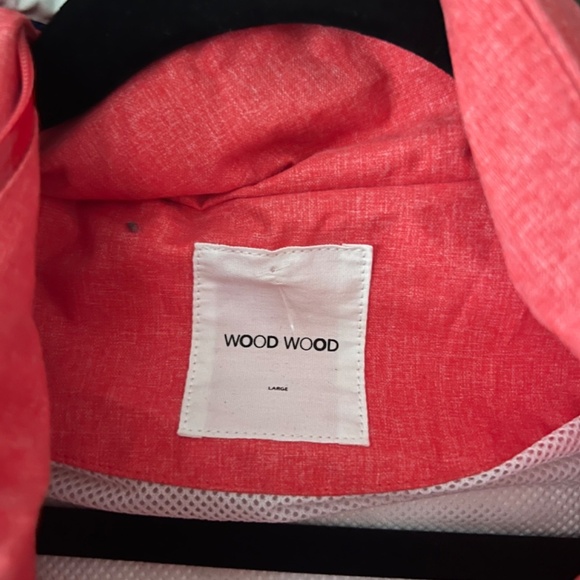Wood Wood Romain Jacket M65 Waterproof Coral Red Size Large NWOT - Picture 4 of 9